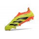 adidas Predator 24 Elite Laceless FG Giallo Nero Rosso