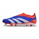 adidas Predator 24 Elite Laceless FG Blu Bianco Rosso