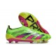 adidas Predator 24 Elite Laceless FG Team Verde Solare Team Shock Giallo Lucid Lemon