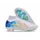 Nike Air Zoom Mercurial Superfly 9 Elite Fg Bianco Blu Oro