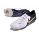 Nike Phantom Luna 2 Elite Low FG Bianco Nero Oro Metallizzato