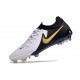 Nike Phantom Luna 2 Elite Low FG Bianco Nero Oro Metallizzato