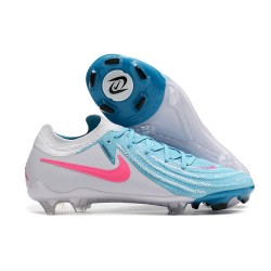 Nike Phantom Luna 2 Elite Low FG Bianco Blu Rosa