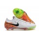 Nike Phantom GX II Elite FG Bianco Nero Arancione