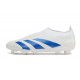 adidas Predator 24 Elite Laceless FG Bianco Blu