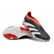 adidas Predator 24 Elite Laceless FG Nero Core Bianco Rosso Solare