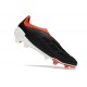 adidas Predator 24 Elite Laceless FG Nero Core Bianco Rosso Solare