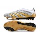 adidas Predator 24 Elite Laceless FG Oro Bianco Grigio