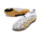 adidas Predator 24 Elite Laceless FG Oro Bianco Grigio