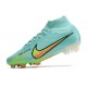 Nike Mercurial Superfly 7 Elite FG -Mbappe Grigio Vast Oro Verde