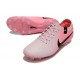 Nike Tiempo Legend X Elite FG Scarpe Calcio Schiuma Rosa Nero