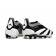 adidas Predator 24 Elite Laceless FG Bianco Nero