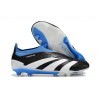 adidas Predator 24 Elite Laceless FG Nero Bianco Blu