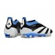 adidas Predator 24 Elite Laceless FG Nero Bianco Blu