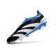 adidas Predator 24 Elite Laceless FG Nero Bianco Blu