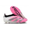 adidas Predator 24 Elite Laceless FG Rosa Bianco Nero