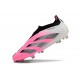 adidas Predator 24 Elite Laceless FG Rosa Bianco Nero