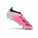 adidas Predator 24 Elite Laceless FG Rosa Bianco Nero