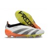 adidas Predator 24 Elite Laceless FG Bianco Nero Arancione