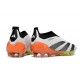 adidas Predator 24 Elite Laceless FG Bianco Nero Arancione