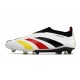 adidas Predator 24 Elite Laceless FG Bianco Nero Rosso Amarillo