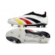 adidas Predator 24 Elite Laceless FG Bianco Nero Rosso Amarillo