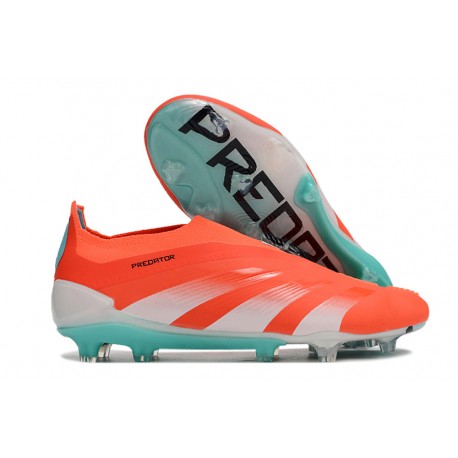 adidas Predator 24 Elite Laceless FG Rosso Bianco Blu