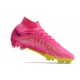 Nike Mercurial Superfly 7 Elite DF FG x Mbappé Rosa Blast Bianco Nero