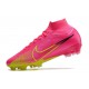 Nike Mercurial Superfly 7 Elite DF FG x Mbappé Rosa Blast Bianco Nero