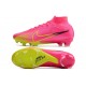 Nike Mercurial Superfly 7 Elite DF FG x Mbappé Rosa Blast Bianco Nero