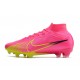 Nike Mercurial Superfly 7 Elite DF FG x Mbappé Rosa Blast Bianco Nero