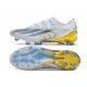 adidas Scarpe da Calcio Nemeziz 19.1 FG - Bianco Oro Metallico Light Aqua