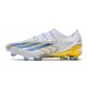 adidas Scarpe da Calcio Nemeziz 19.1 FG - Bianco Oro Metallico Light Aqua