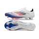 Scarpe da Calcio adidas F50+ LL FG Ftwr Bianco Rosso Solare Blu Lucido