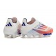 Scarpe da Calcio adidas F50+ LL FG Ftwr Bianco Rosso Solare Blu Lucido