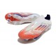 Scarpe da Calcio adidas F50+ LL FG Ftwr Bianco Rosso Solare Blu Lucido