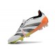 Adidas Predator Foldover Tongue Elite FG Bianco Nero Arancione