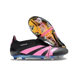 Adidas Predator Foldover Tongue Elite FG Nero Rosa