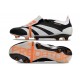 Adidas Predator Foldover Tongue Elite FG Nero Bianco Arancio