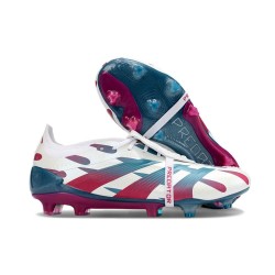 Adidas Predator Foldover Tongue Elite FG Bianco Rosso Blu