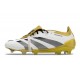 Adidas Predator Foldover Tongue Elite FG Bianco Oro Argento