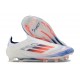 adidas F50 Elite Senza Lacci FG Nuovo Ftwr Bianco Rosso Solare Blu Lucido