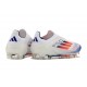 adidas F50 Elite Senza Lacci FG Nuovo Ftwr Bianco Rosso Solare Blu Lucido