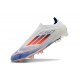 adidas F50 Elite Senza Lacci FG Nuovo Ftwr Bianco Rosso Solare Blu Lucido