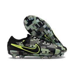 Nike Tiempo Legend X Elite FG Scarpe Calcio Verde Nero