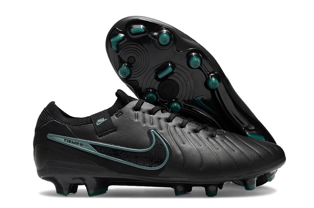 Nike Tiempo Legend X Elite FG Scarpe Calcio Nero Deep Jungle