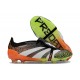 Adidas Predator Foldover Tongue Elite FG Nero Bianco Arancio Verde