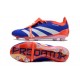 Adidas Predator Foldover Tongue Elite FG Blu Bianco Rosso