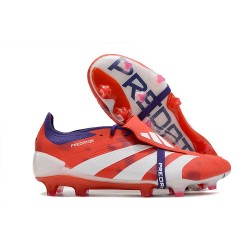 Adidas Predator Foldover Tongue Elite FG Rosso Bianco