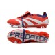 Adidas Predator Foldover Tongue Elite FG Rosso Bianco